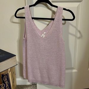 Lavender sweater tank